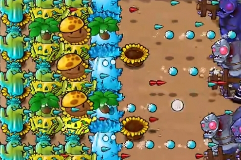 《植物大战僵尸杂交版》挑战模式第13关通关攻略(图6) 《植物大战僵尸杂交版》挑战模式第13关通关攻略(图6)