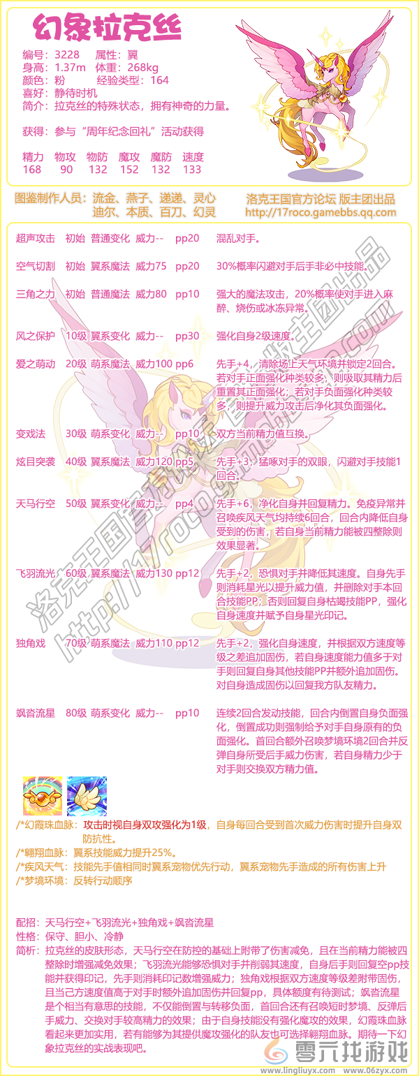 洛克王国幻象拉克丝性格推荐(图2) 洛克王国幻象拉克丝性格推荐(图2)