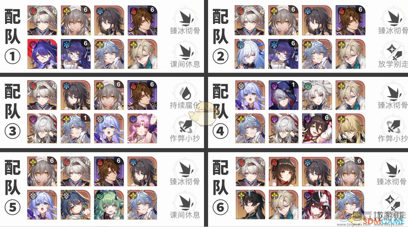 崩坏星穹铁道12月末日幻影阵容推荐