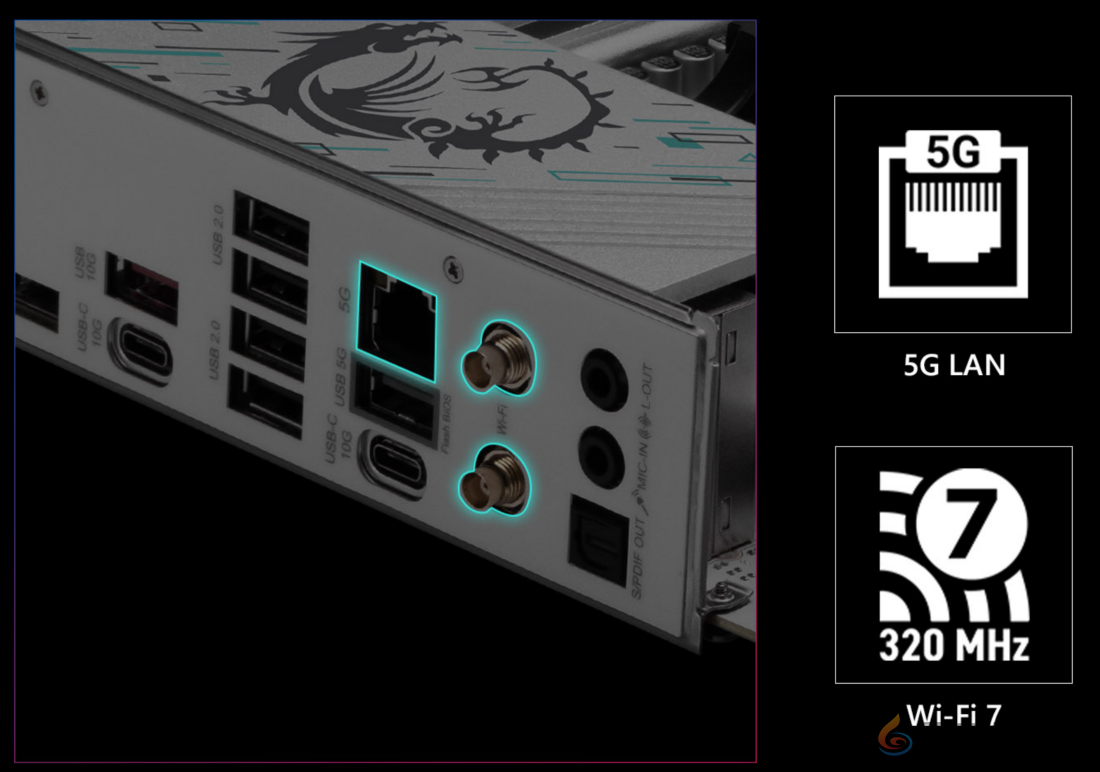 微星B850 GAMING PLUS WIFI PZ背插主板上市，畅享AM5平台(图6)